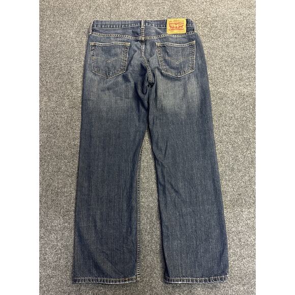 Levi's 559 Mens 34x30 Straight Leg Dark Wash Denimi Jeans - Picture 7 of 7